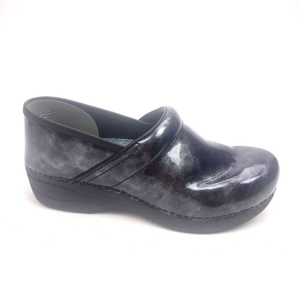 Dansko Womens XP 2.0 Gray Black Nursing Clog Size 39 EU 8.5-9 US